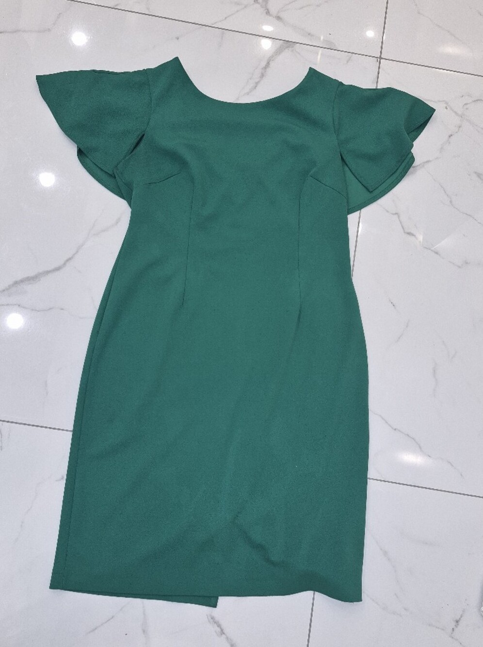Glamour Teal Midi Dress